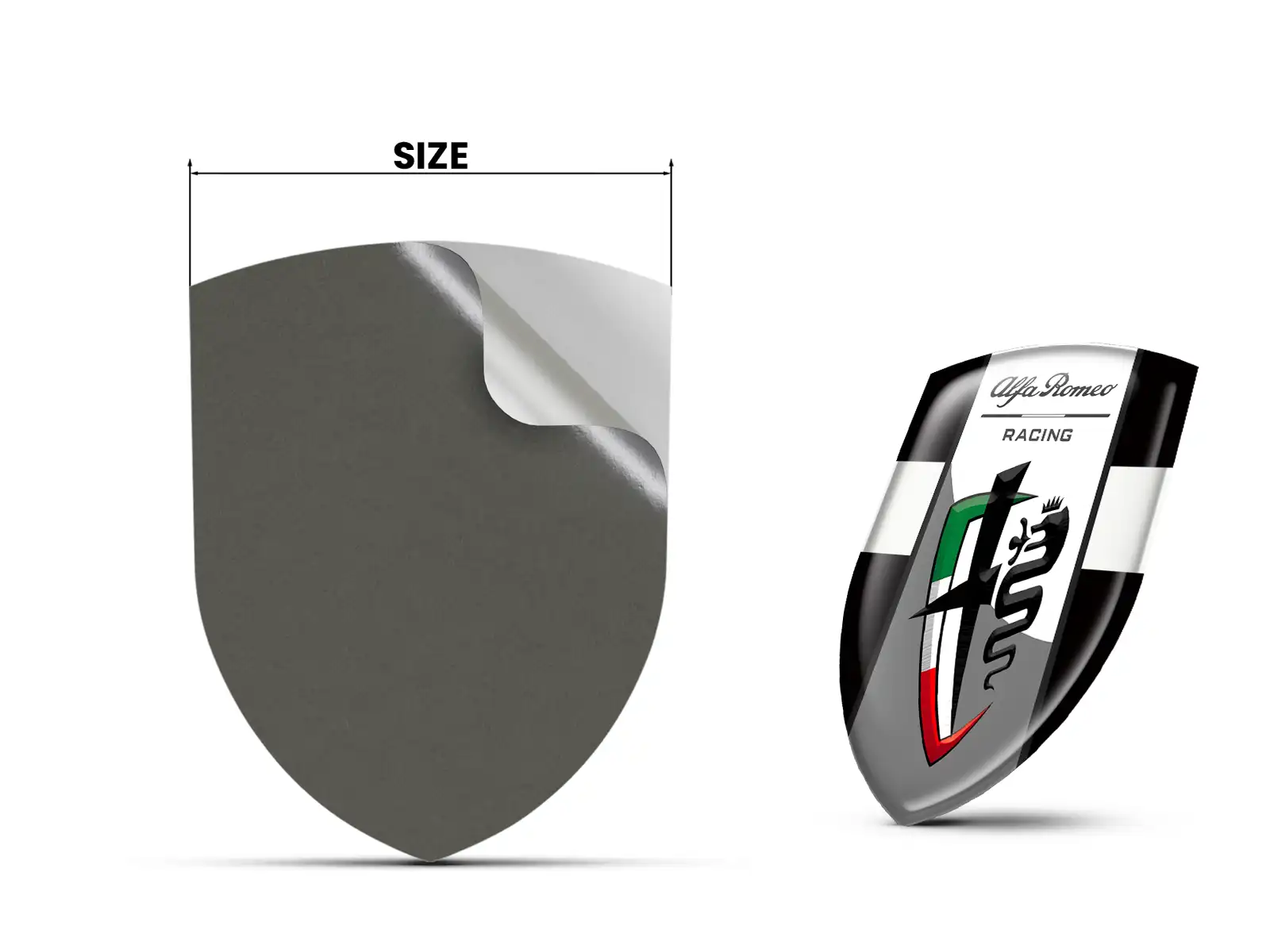 Alfa Romeo Heckscheibensticker Exklusiv Anpassbar Pro